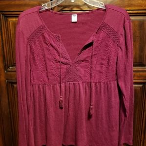 GONE  -Old Navy Peasant Top XS